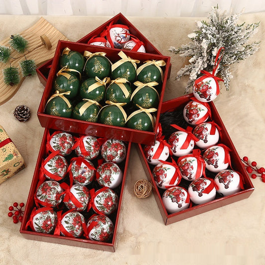 Printed Christmas Baubles