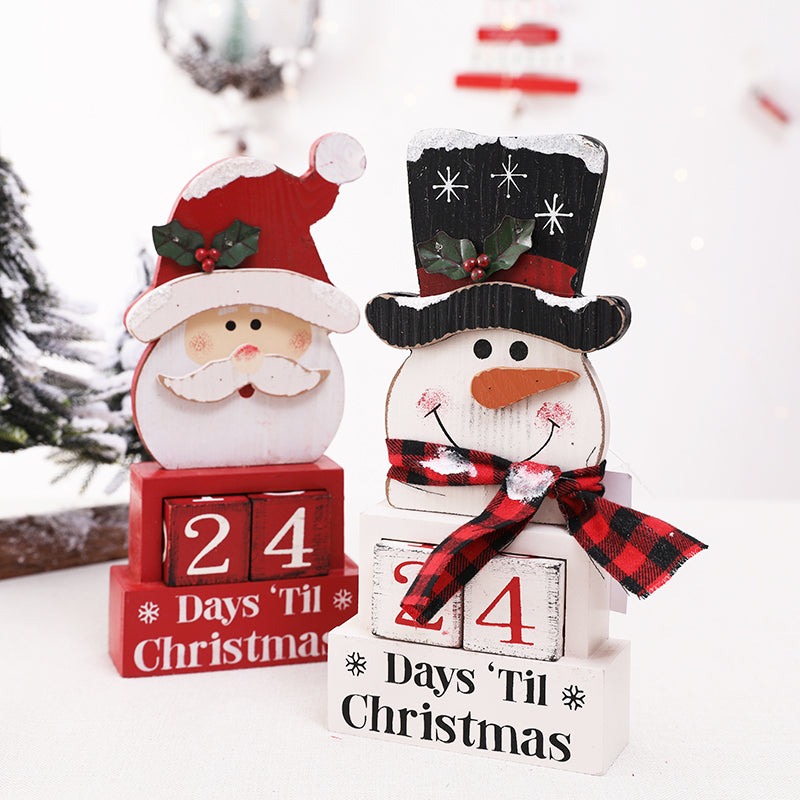 Wooden Christmas Countdown Calendar