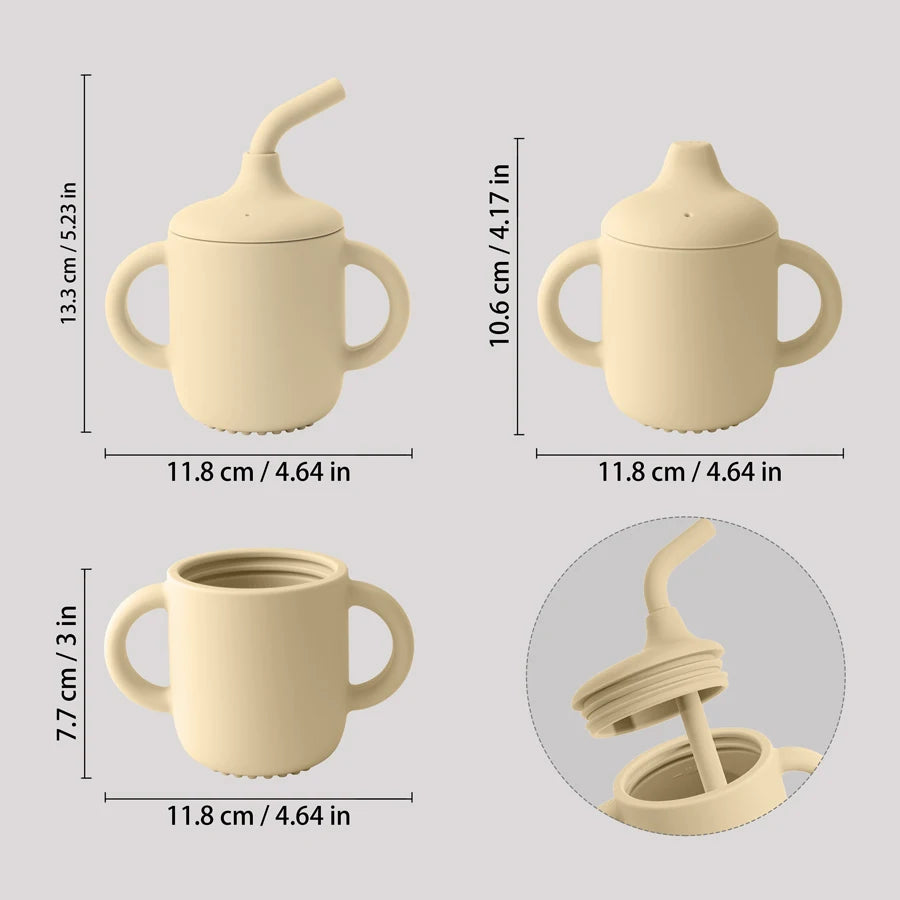 3-in-1 Silicone Training Cup