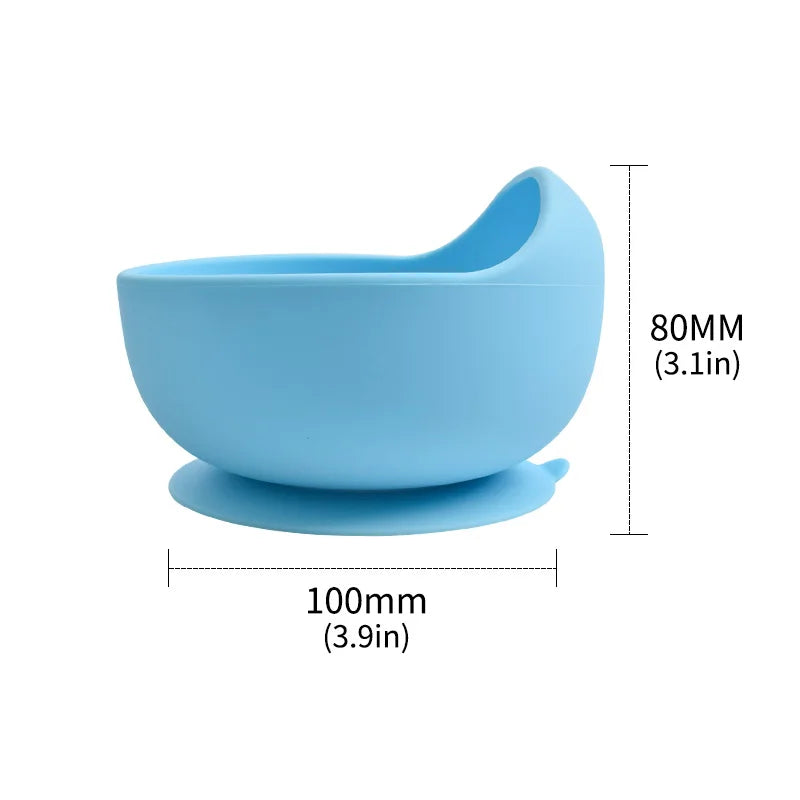 Silicone Suction Bowl & Spoon