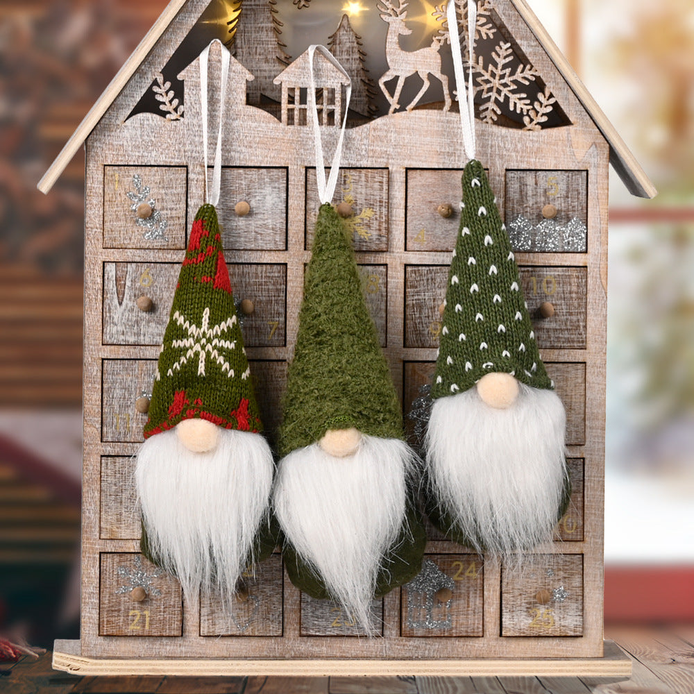 Knitted Christmas Hanging Ornaments