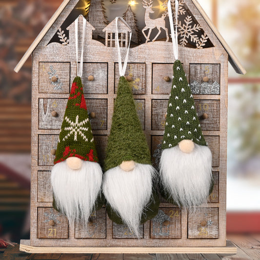Knitted Christmas Hanging Ornaments